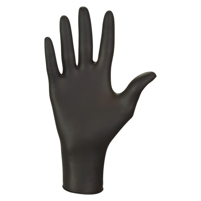 Gants Nitrile NON Poudres Noir Boite 100 9-10 Mercator référence fournisseur 2955422
